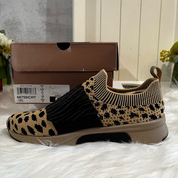 NEW Mark Nason x Skechers Modern Jogger Cheetah Mesh Knit Slip-on Sneakers NIB 6 - Picture 12 of 16